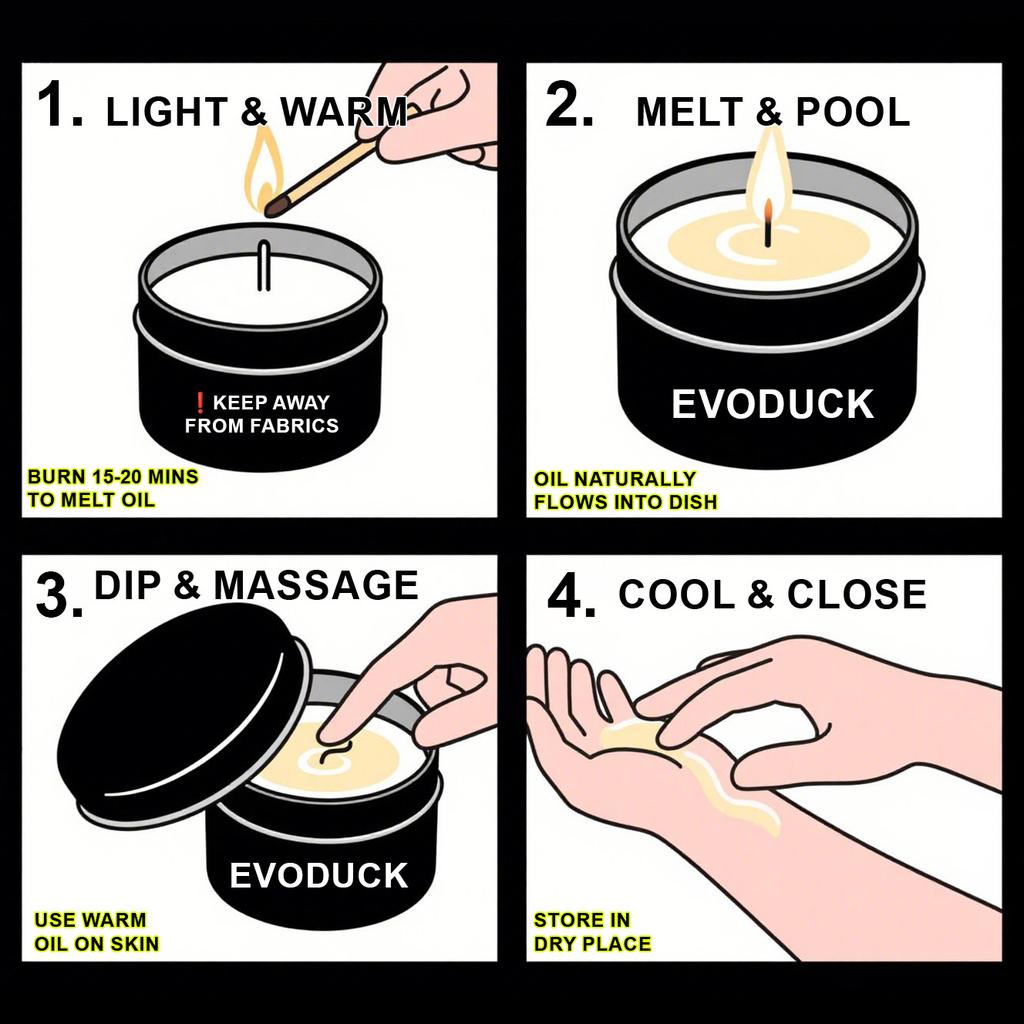 Massage Oil Candle,Scented Candle, SM Product Spa Essentials,Body Oil Candle, A Perfect Gift For Family And Friend