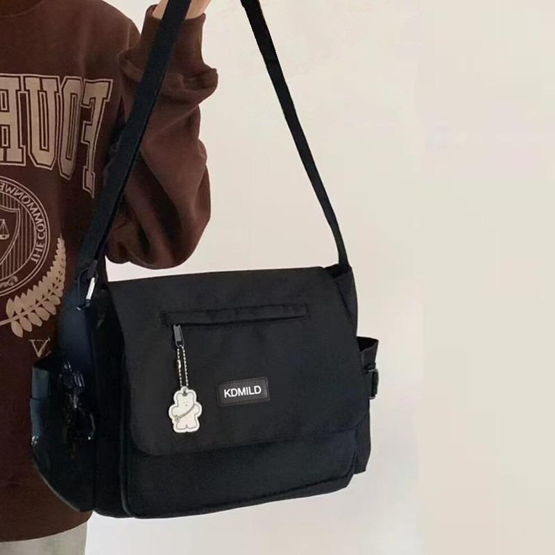 Fashion Nylon Crossbody Bag Large Capacity Shoulder Bag Hiking Travel Messenger Bag