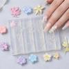 1Pcs Silicone Nail Art Mold Lily Flower Stereoscopic Relief 3D Transparent Nail Template DIY For Manicure Decoration