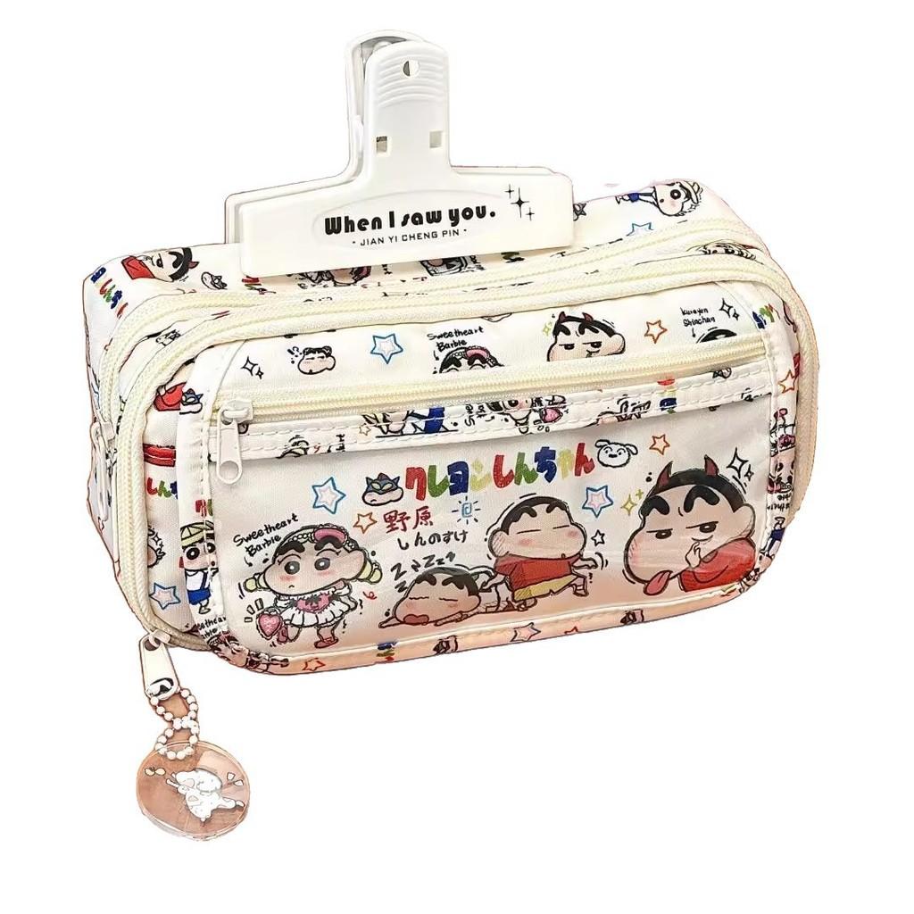 Vícepatrový penál Crayon Shin Chan s velkou kapacitou pro studenty středních škol