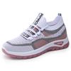 Shoes Women's Shoes Large Size Sneakers Flying Woven Single Shoes Breathable Casual Shoes Comfortable Shoes Children's Lace-up Running Shoes