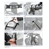 Motorcycle Fuel Tank Saddle Base Tank Side Hanging System Front Bag Mounting Base Universal for Harley BMW Honda Suzuki Yamaha