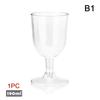 1/10Pcs Plastic Disposable Clear Champagne Cocktail Glasses Wine Cups Birthday Party Wedding Anniversary Festival Drinkware