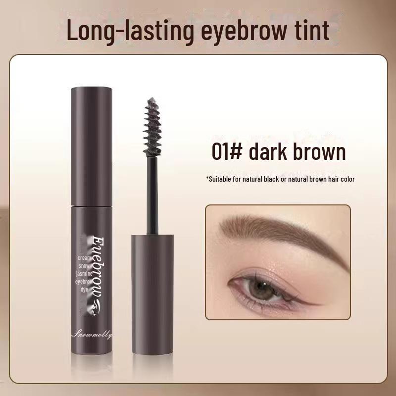 

Long-lasting Snow Jasmine Waterproof Eyebrow Dye Cream in Light Natural Shade 4.8g, 1 piece темно-коричневого
