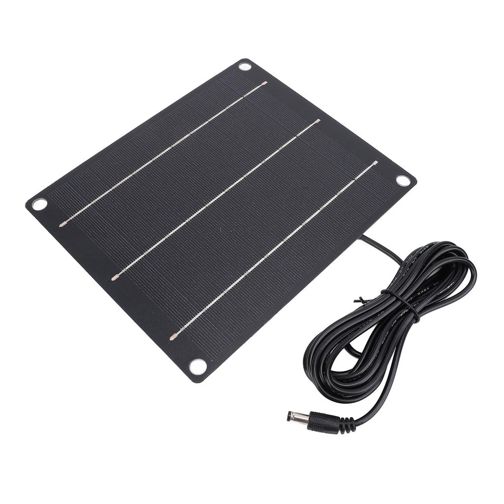 Solar Charger with DC Interface Monocrystalline Silicon 6V 6W Solar Panel Charger for Phone