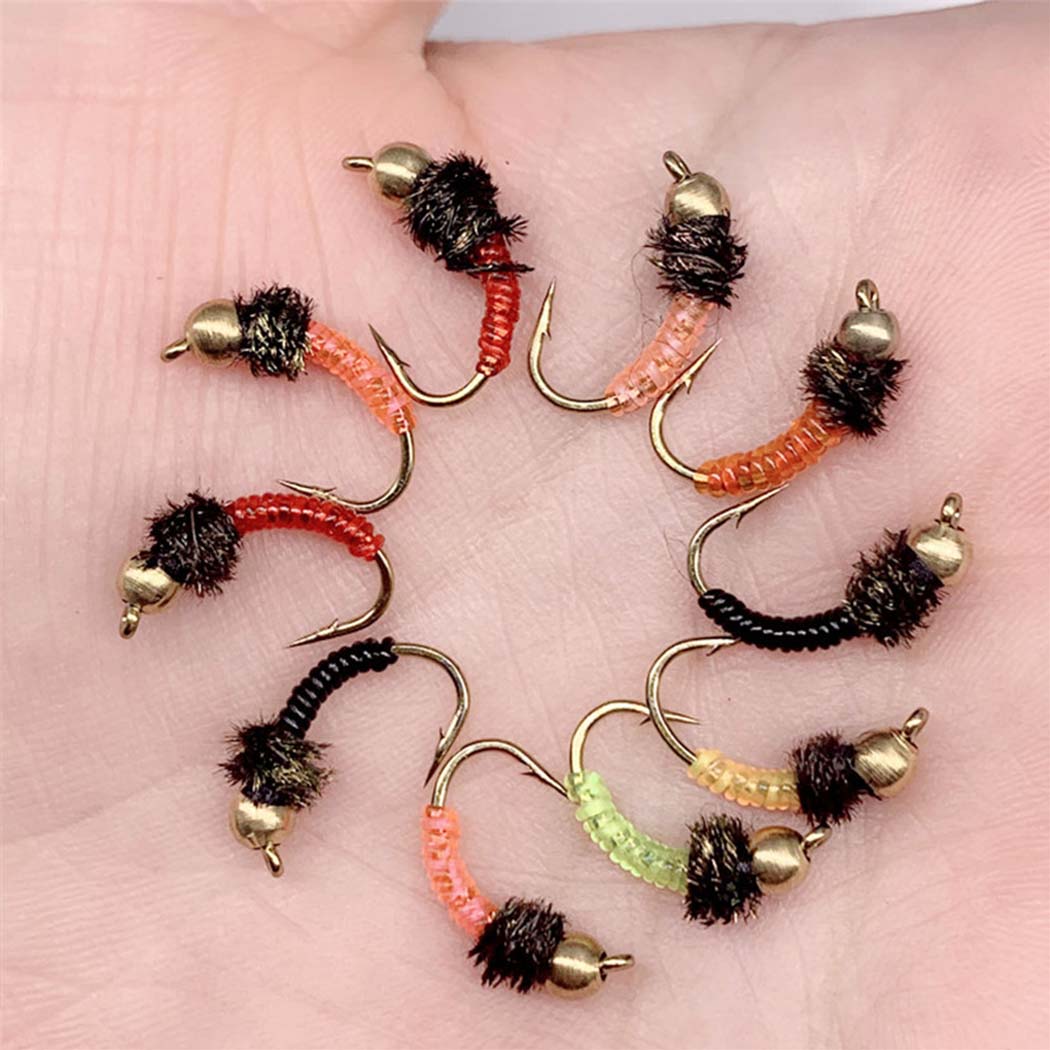 10/15/20/25 шт. мультицветная эпоксидная муравьиная мушка для рыбалки 10 # сухая мушка — фото 8