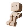 1/2/3Pcs Shaking Wooden Man Figurine Handmade Shaking Feet Wooden Doll Car Dashboard Desktop Decoration Ornament