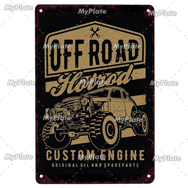 Cafe Racer Metal Sign Vintage Plaque Tin Sign Wall Decor For Garage Club Plate Crafts Ride Biker Poster Motorcycle