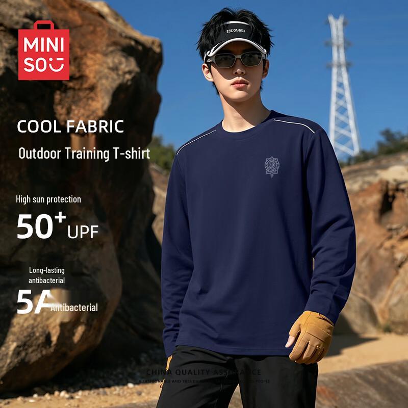 MINISO Men's Quick-Dry Long Sleeve T-Shirt