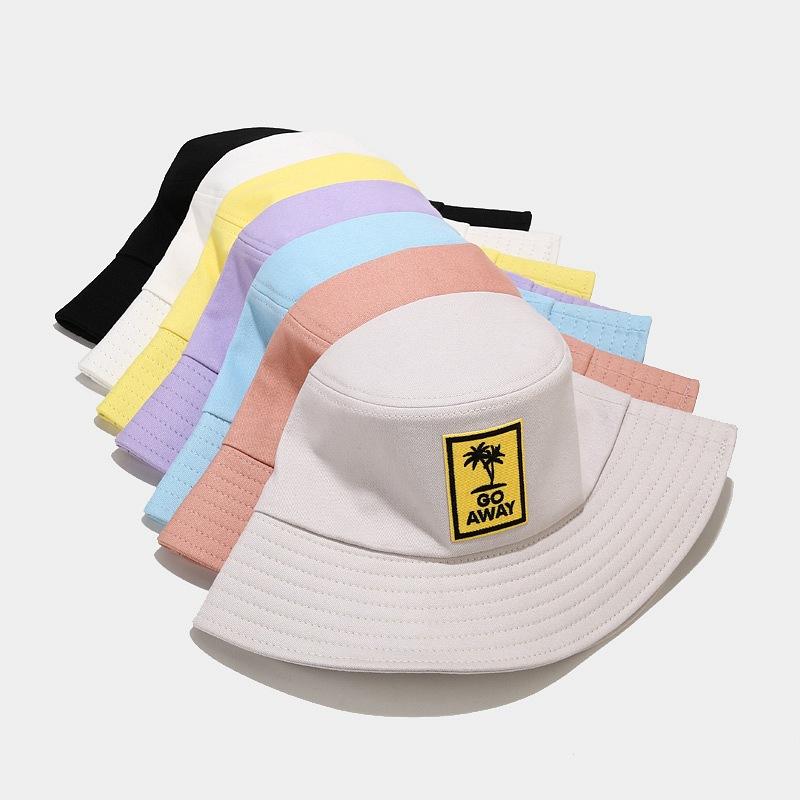 New Men's and Women's Fashion Trend Casual Bucket Hat Go Away Alphabet Basin Hat Student Couple Sun Hat