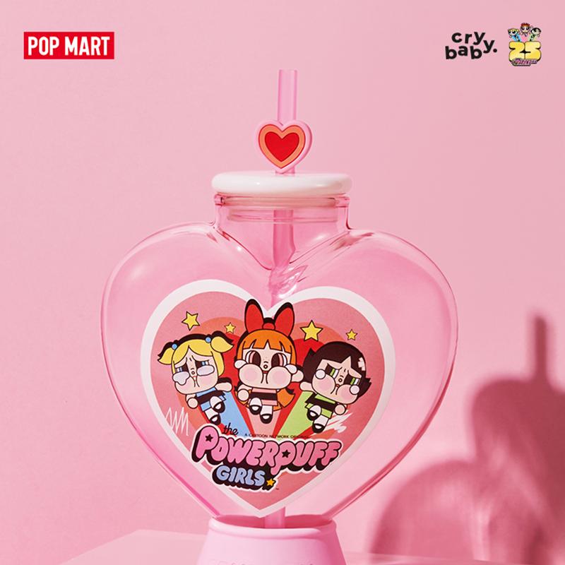 New POP MART CRYBABY X The Powerpuff Girls Collection Heart Mug Trend Based Products PPMT-2403-0003