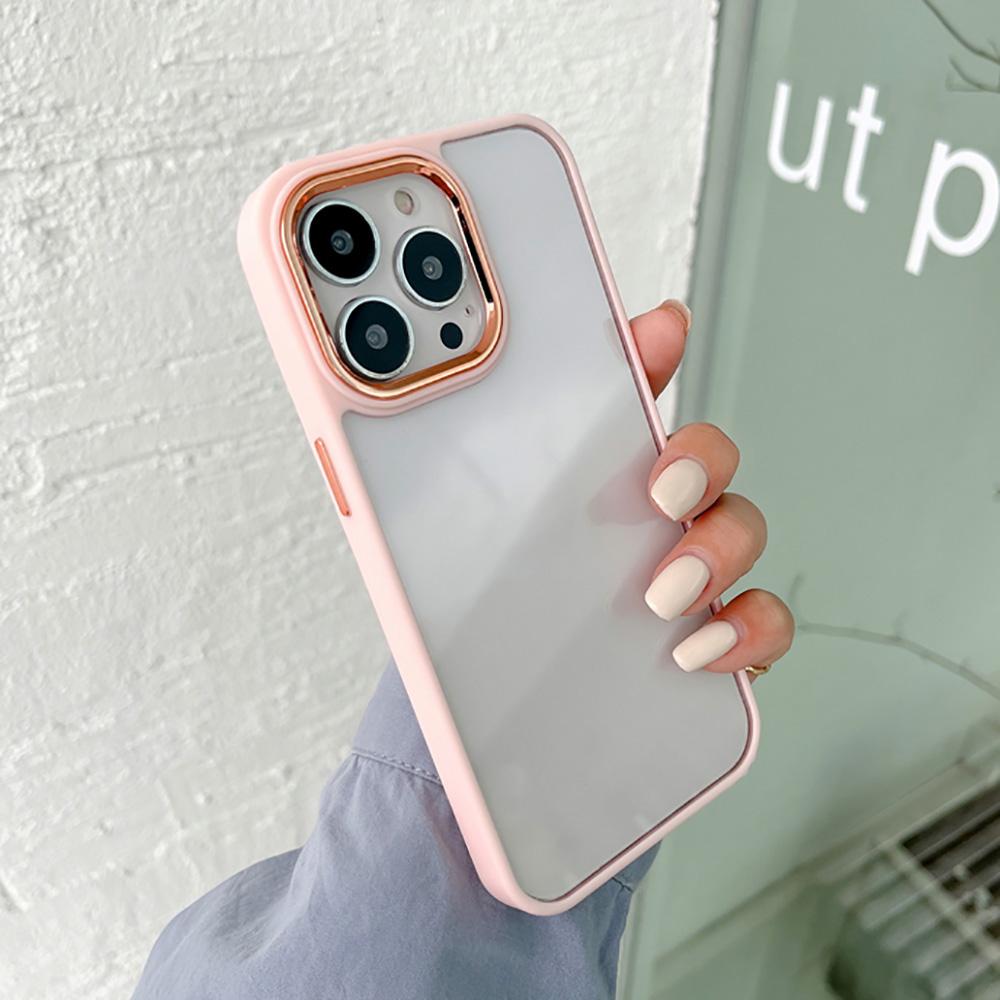 

Чехол для iPhone 11 13 16 Pro Max iPhone 14 15 Pro Max 12 13 Pro Max 16 Plus 13 Pro 14 Pro XR XS Max Акриловый высокопрозрачный чехол для мобильного телефона iPhone 15 Pro Max розовый