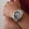 Men's Quartz Watch Quartz Movement Stainless Steel Case Stainless Steel Strap Pointer Display For Daily Sports GW0390G1