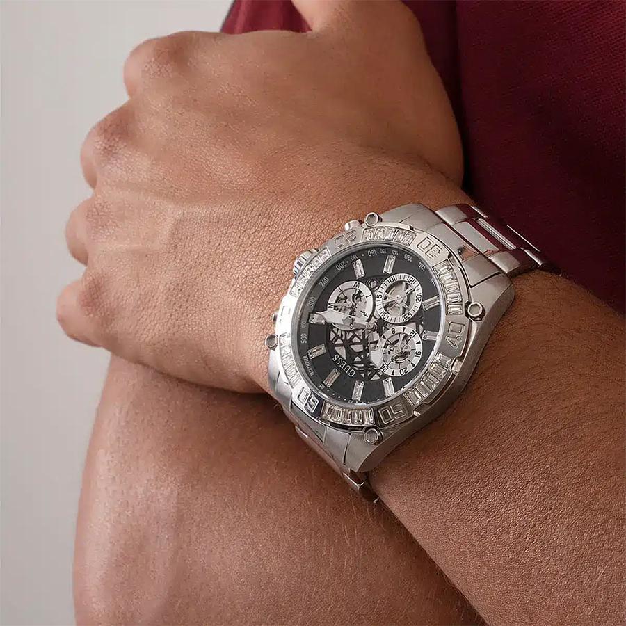 Men's Quartz Watch Quartz Movement Stainless Steel Case Stainless Steel Strap Pointer Display For Daily Sports GW0390G1