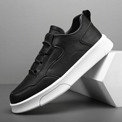 Mode Hohe Qualität Lässige Leder Anti-Rutsch Sneakers für Herren Mode 2024 Neue Designer Schnürschuhe Vulkanisierte Schuhe Einfarbige Board Schuhe