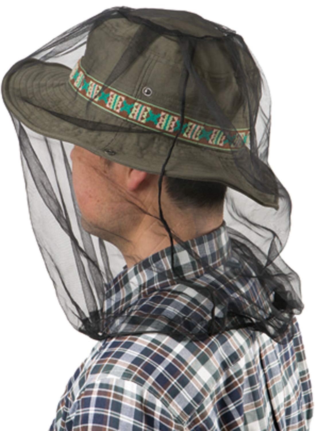 Caravan Outdoor Insect Repellent Mosquito Head Net 04211 FF