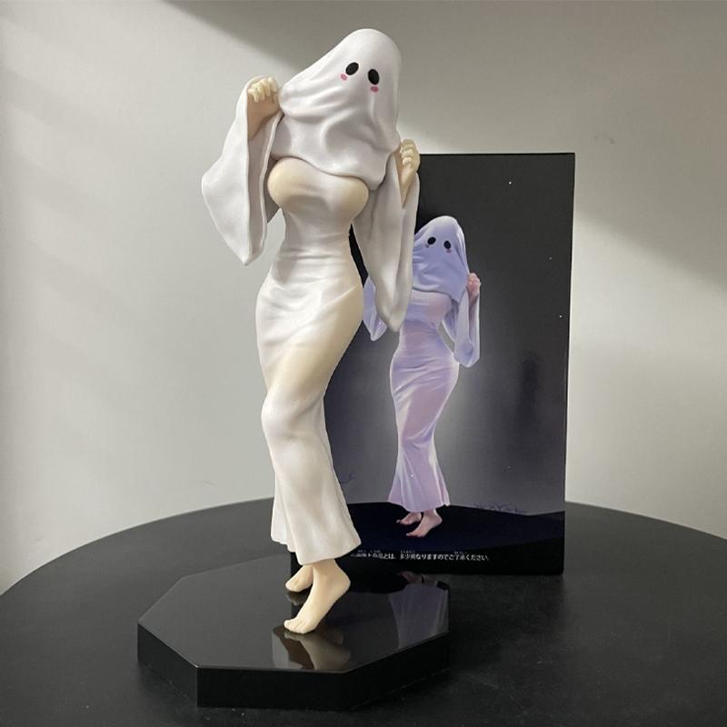 21cm Chiyu Sexy Anime Figure Ghost Girl Mrs. Apricot Adult Collectible Model Desk Decoration Halloween Orament Gift