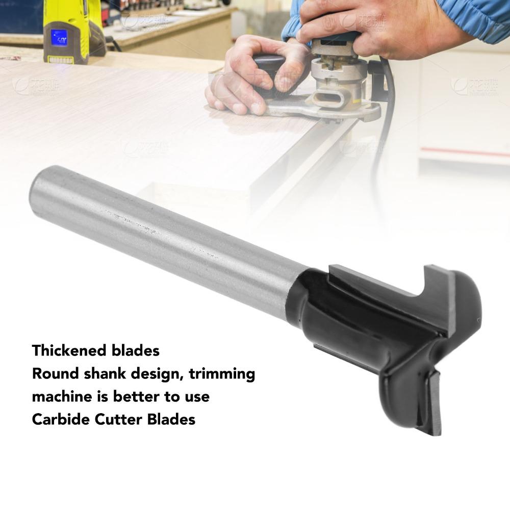 Professional T Shape Slot T Slot Router Bit Durable Alloy Keyhole Router Bit T Track Router Bit Shelves