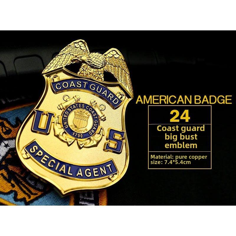 

Военный фанат Металлический значок Бронзовая медаль на воротнике Наплечный значок Значок США Значок на шляпу Значок 24