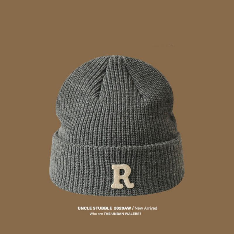Hat Winter Female High-value Round Face Student Versatile Cold-proof Warm Face Small Knitted Wool Hat
