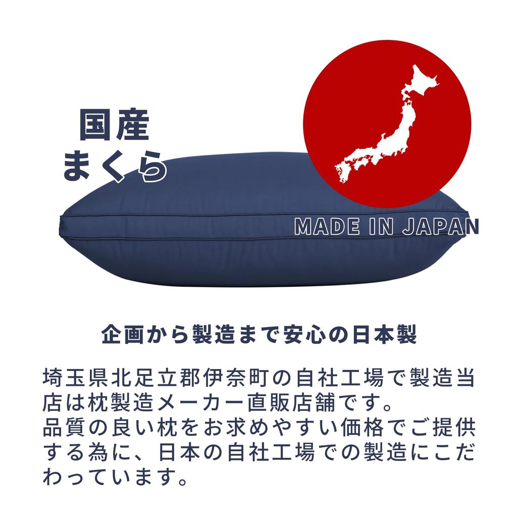 DreamCat's Japanese-made Luxury Hotel-quality High-resilience Pillow, Suitable for Side Sleepers, Fully Washable, 3D Construction,