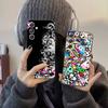 Japan T-Tokidokis Phone Case For Samsung S25,24,21,22,23,20,S30,Ultra,Plus,Fe,Lite,Note,5G Black Cover
