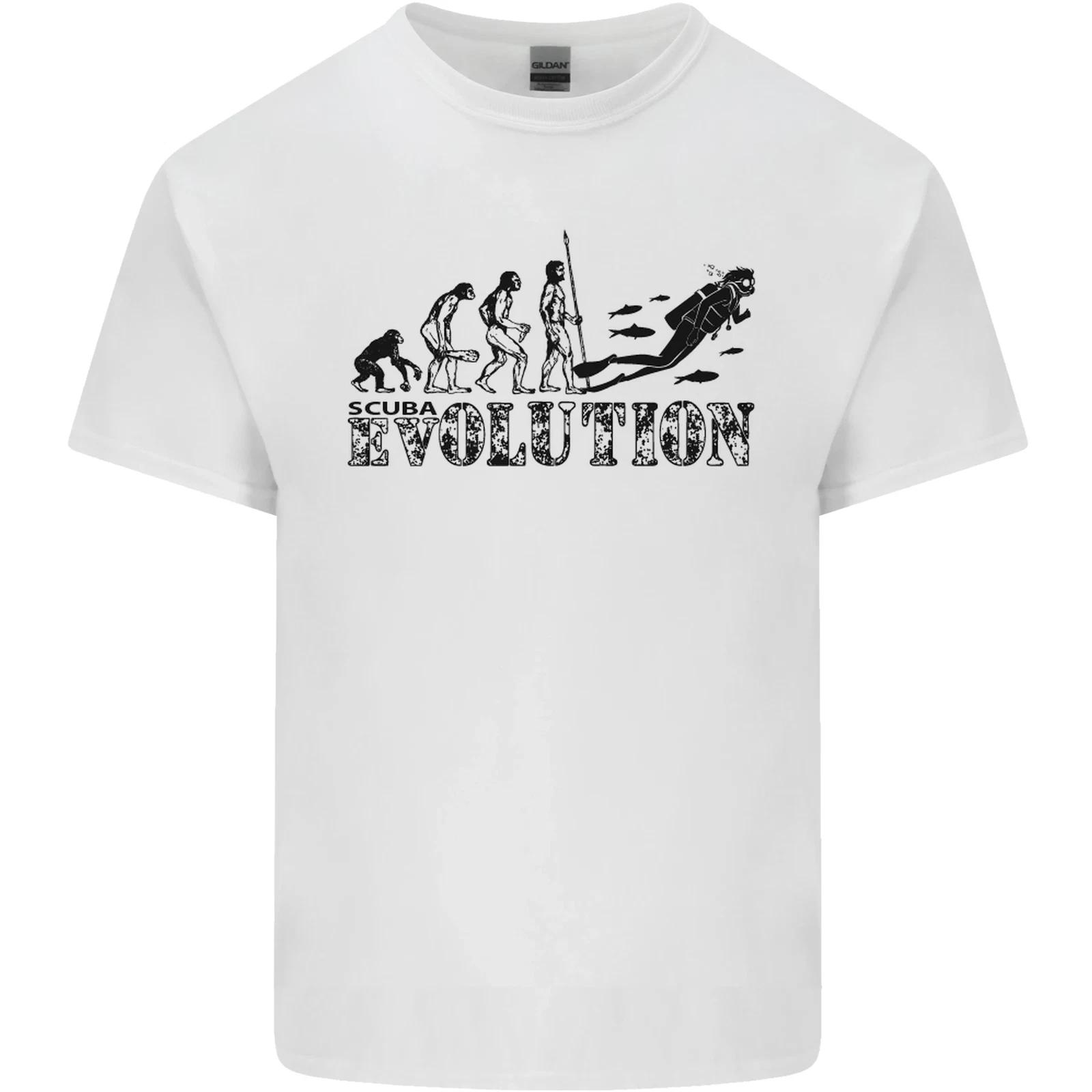 Evolution of a Scuba Diver Diving Funny Kids T-Shirt Childrens L