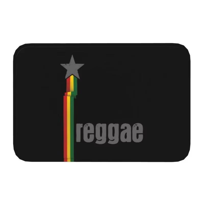 Löwe von Juda Rasta Jamaikanischer Reggae Fußmatte Matte Anti-Rutsch Rastafarian Kunst Badezimmer Küche Garten Teppich Teppich