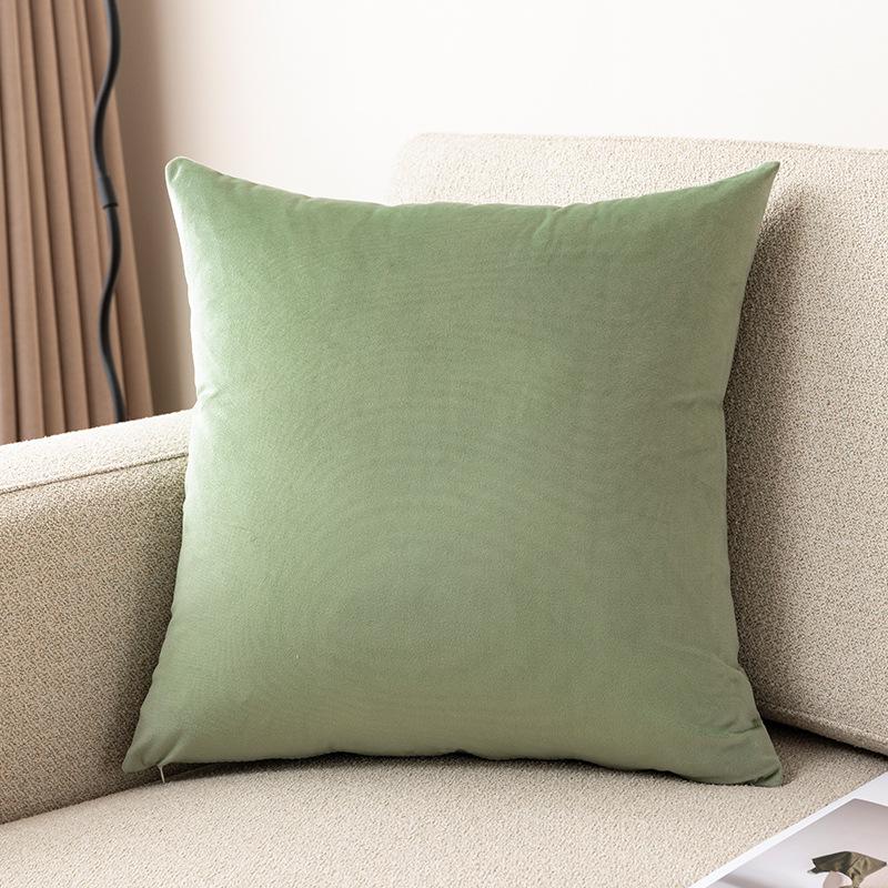 Niebieska poszewka na poduszkę do sofy z chenille - Nowoczesna minimalistyczna poduszka do salonu, sypialni lub jako zagłówek łóżka