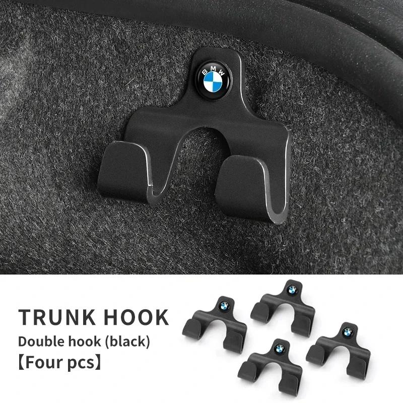 -Ganchos de Almacenamiento para Maletero de Coche Organizador de Maletero para Sedán Automático Para BMW Serie 3 5 G30 G60 F10 F20 F22 F32 F33 F36 F06 G11 G70 F30 G20 G32