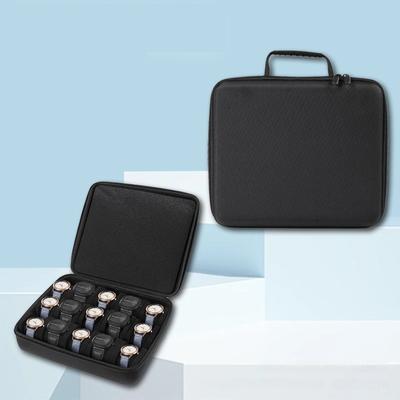 15 Slot Watch Box Travel Case With Padded Interior Convenient for Secure Storage and Display of Watches Daily Use