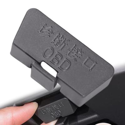 Cache-Port OBD en Plastique pour Voiture Étanche Anti-rouille Verrou de Port OBD Manchon de Protection Joints d'Interface Anti-poussière Housse de Protection