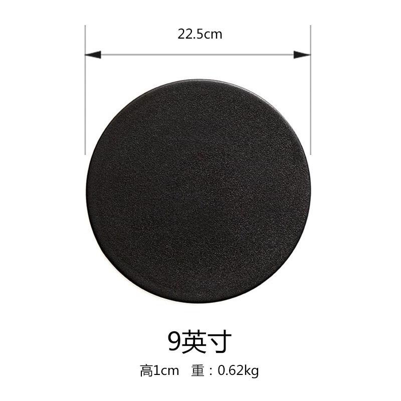 Black Western Style Steak Plate Ceramics Dining Plate Fruit Dish Dessert Bowl Sushi Plates Dim Sum Dish Pastry Plates Snack Bowl