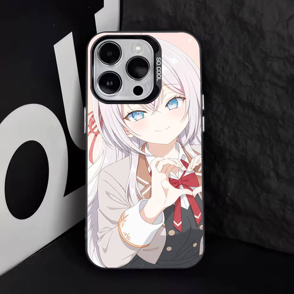 Cute Alya Anime Hot Phone Case For iPhone 17,16,15,14,13,12,11,Pro,Max,Plus,E,Air,Mini Black Tpu Cover