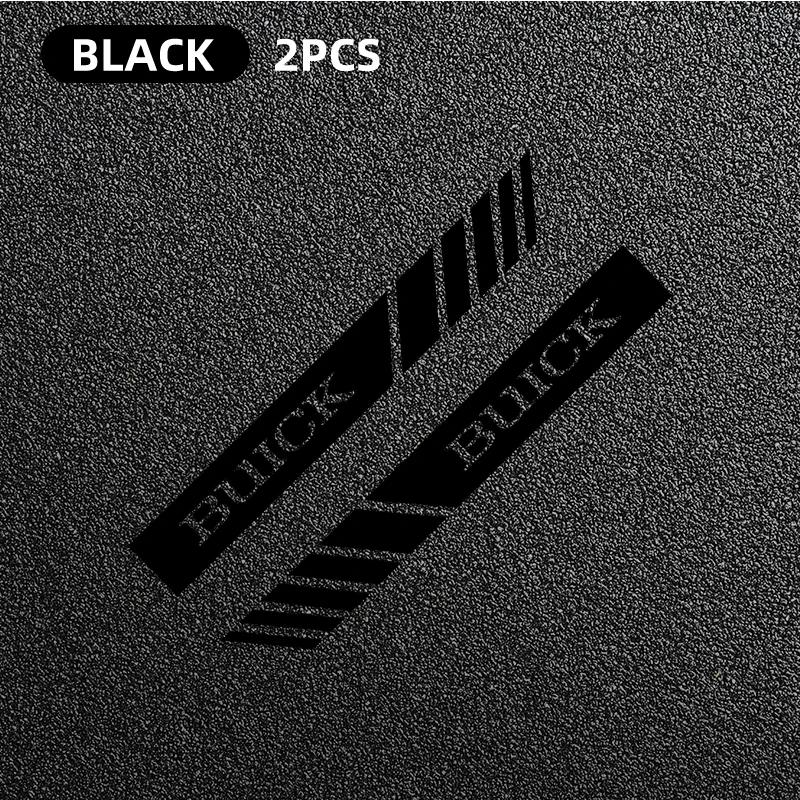 QPM1 2pcs Car Rearview Mirror Stickers Side Stripe DIY Decal For Buick Century Excelle XT Envision Excelle GT Verano LaCrosse Encore