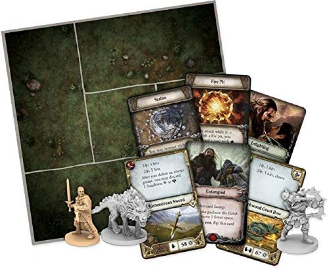 The Lord of the Rings Strategy Board Game by Fantasy Flight Games Cooperative Adventure for Ages Minutes Playtime - 1-5 Players, 14+, 60+