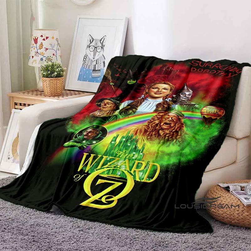 The Oz The Great and Powerful cartoon-themed blanket is perfect for naps, sofas, living rooms, offices, bedrooms, and more. 75x90cm