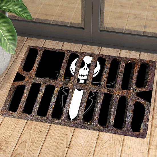 

Напольный ковер, быстросохнущий пушистый декоративный ацетатный коврик для гостиной, спальни, крышка люка, клоун, декор для ежедневного использования