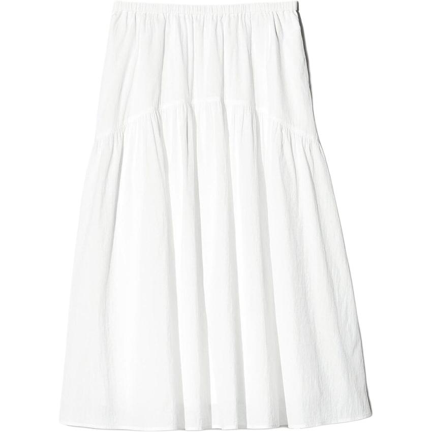 Uniqlo SS26 Elastic Waist Versatile Loose Simple Casual Long Skirt Women Skirts 487995-00