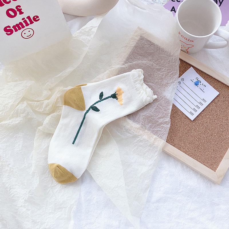 [COSPLACOOL]Harajuku Planet Point Yarn Funny Socks Japanese Creative Moon Stars Socks Women Warm Cute Novelty Femme Sokken Meias