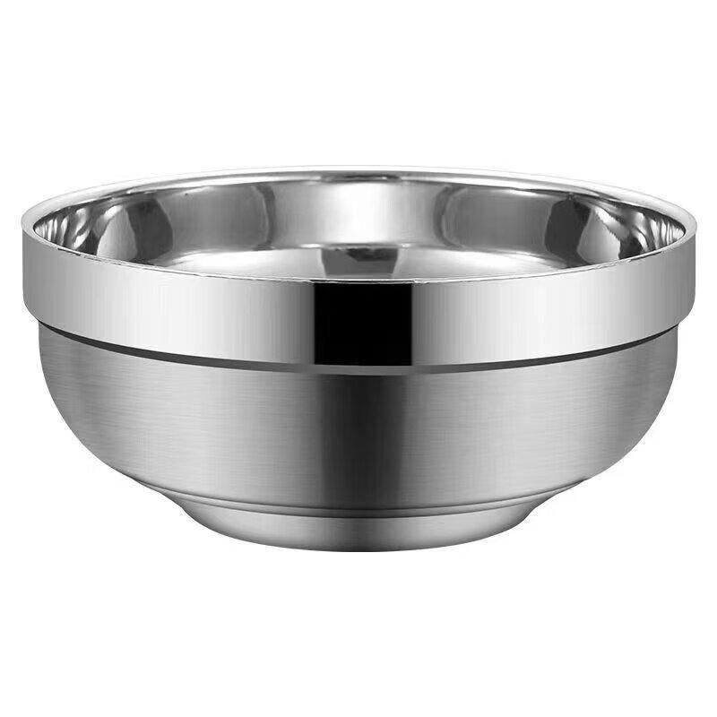 

304 Stainless Steel Double-Layer Anti-Scald Bowl Set