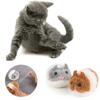 Snailhouse Funny Cat Toys Vibrating Mice Pull Lines Plush Mice Move Fake Mice Clockwork Little Fat Mouse Fight Cats Pet Supplies