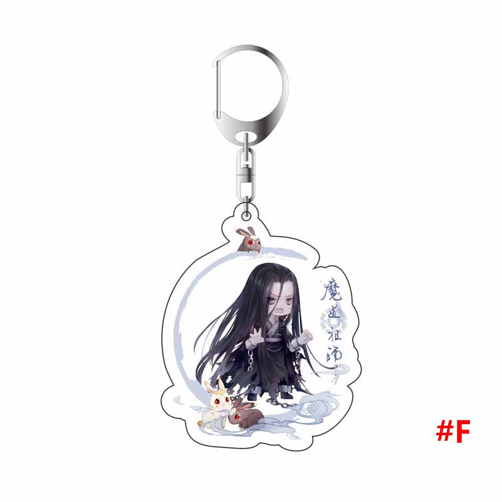 Wuxian Acrylic Grandmaster of Demonic Bag Pendant Mo Dao Zu Shi Keychain Key Ring Holder Key Rings