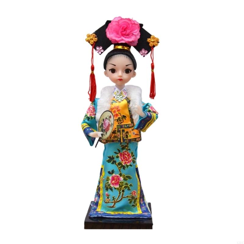 

Realistic Chinese Peking Operas Dolls Sculpture Ornament Festival Gift for Artistics Home Tabletop and Shelves Display X3UC