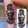 1 Sheet Warrior Gladiator Temporary Tattoos For Men Women Spartan Hero Tatoos Waterproof Realistic Fake Body Arm Tattoo Stickers