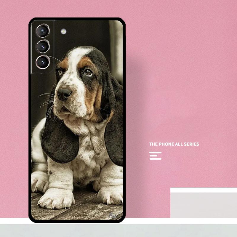 Basset Hound Dog Phone Case For Samsung Galaxy S25 S26 Ultra S20 S21 S22 S23 S24 S10 Plus S25 FE Cover Coque