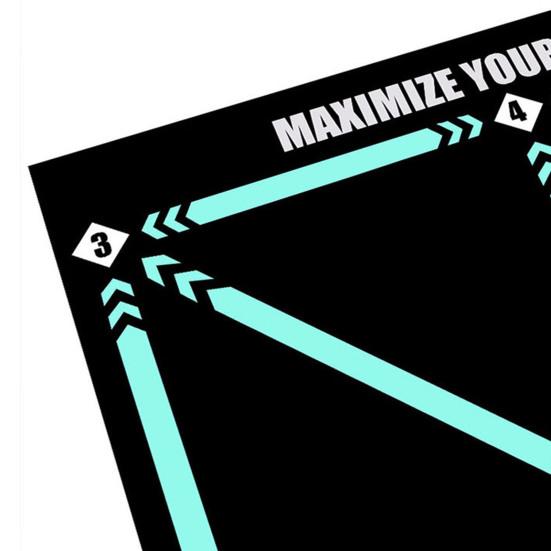 Mata treningowa do kroków piłkarskich składana odporna na zużycie kontrola dryblingu piłka nożna wycieraczka do butów antypoślizgowy dywan rekwizyty pomocnicze