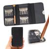 25-in-1 Portable Screwdriver Set with Leather Wallet for Phone and Laptop Repair