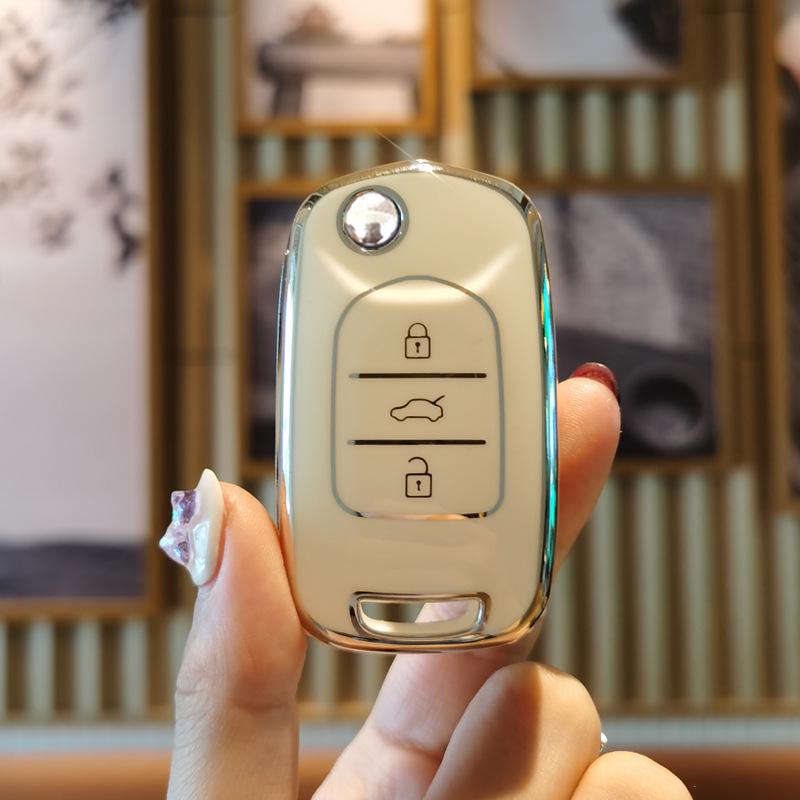 Wuling Mini Key Case for Baojun 730, Macaron, 510, 360, 310W Plus, S3 - Shell Bag with Buckle