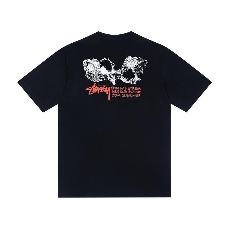 Camiseta de Algodón Unisex de Corte Holgado con Estampado de Letras Camiseta Casual de Manga Corta para Adolescentes y Adultos